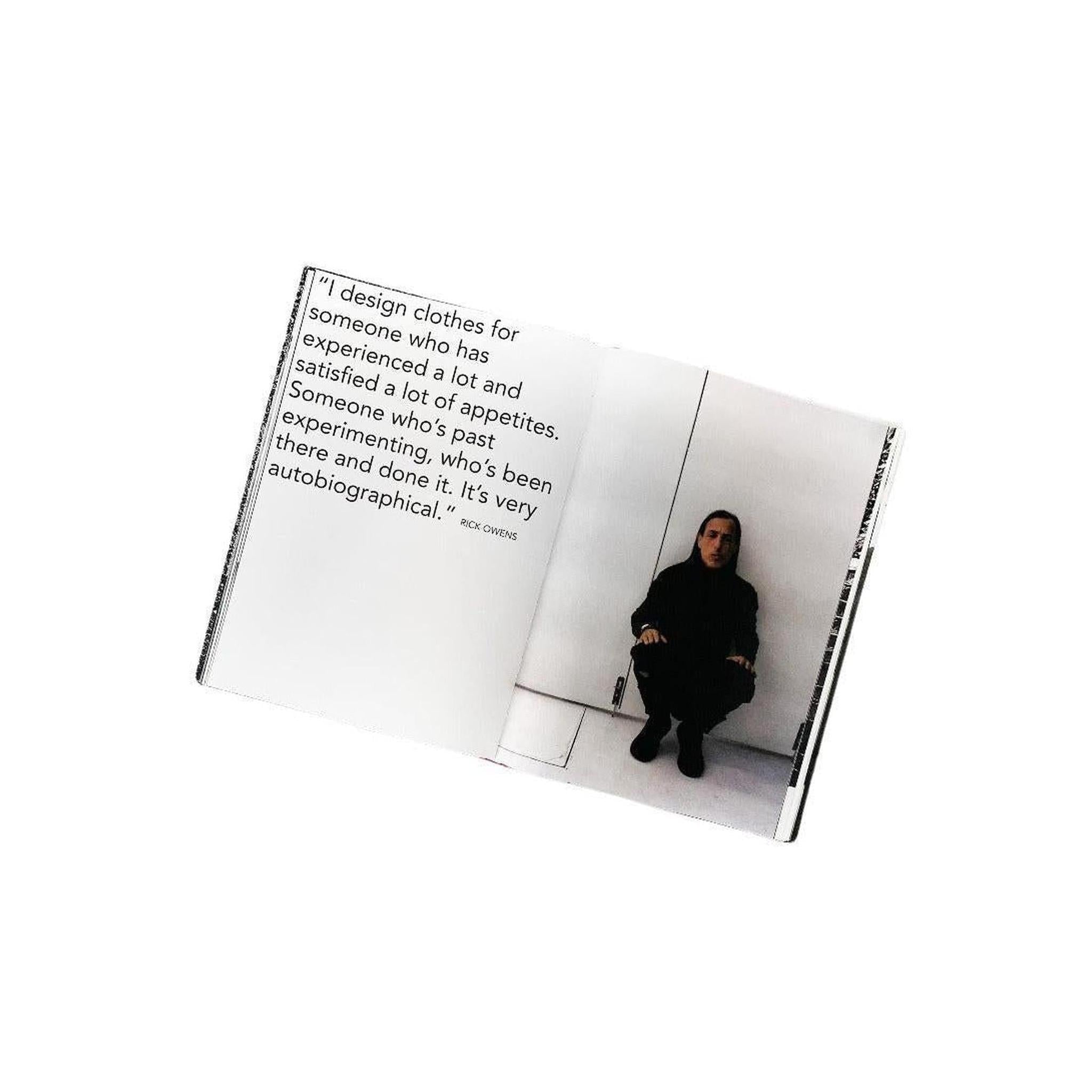 RICK OWENS - CURATED BY TERRY JONES